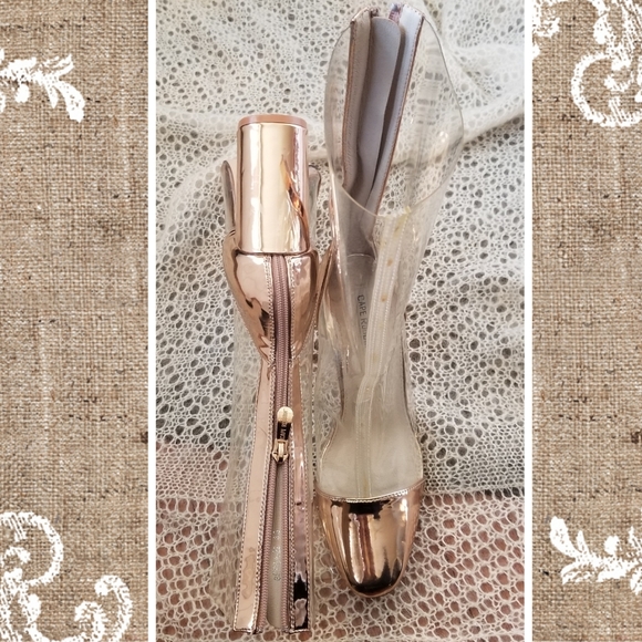 Rose Gold High Vibe Booties - Picture 6 of 10